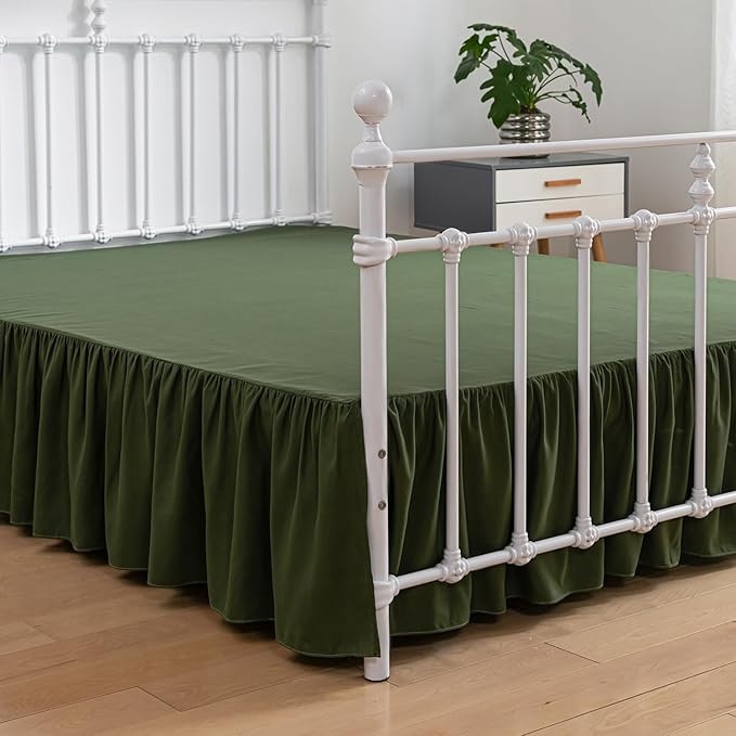 Bed Skirt Twin Size Ruffled Bed Skirt by xuandian