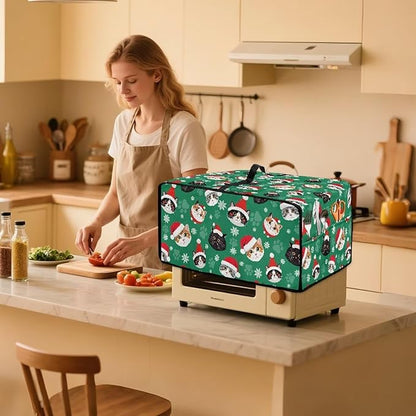 Christmas Decorations Countertop Convection Oven Cover Dust-Proof Toaster Oven - Image 7