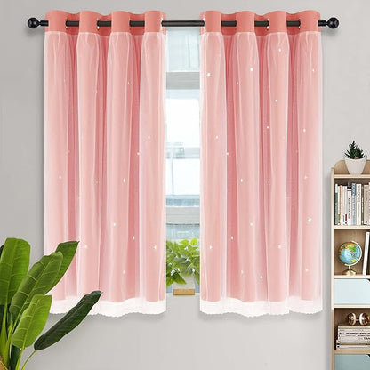 Kinryb Princess Curtains for Girls Bedroom - Image 7