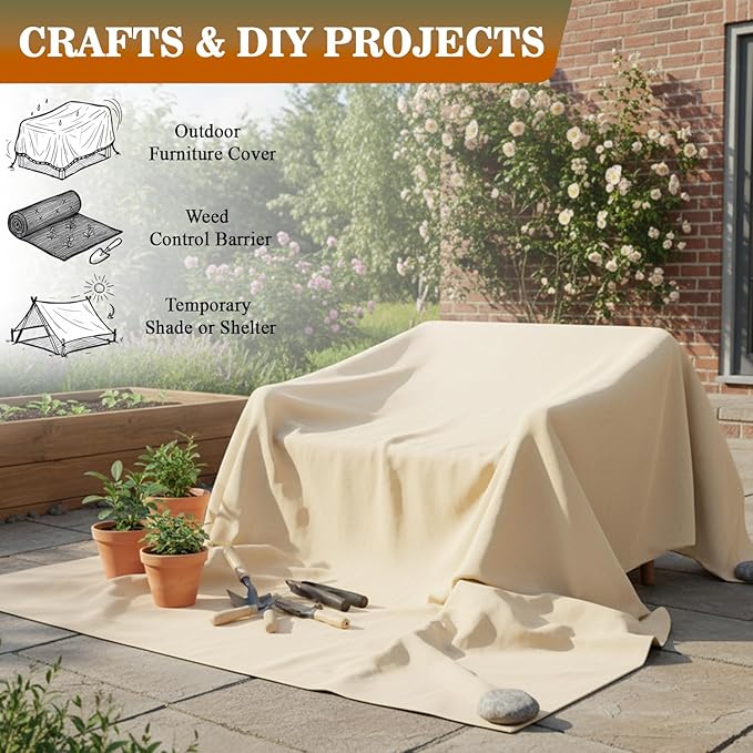 All Purpose Canvas Drop Cloths - Image 5