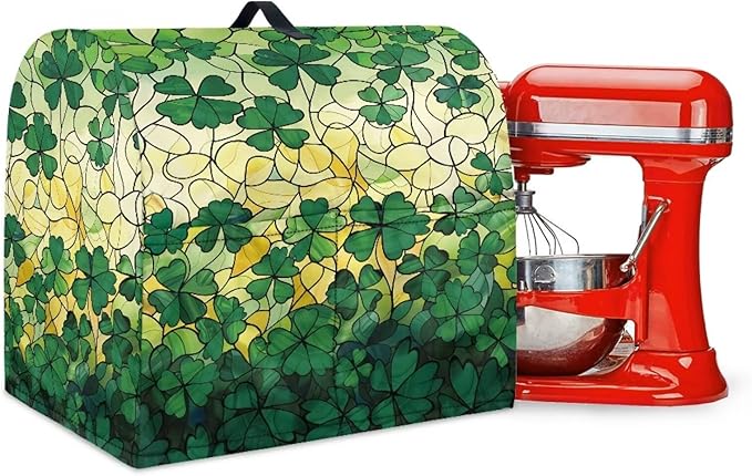 St. Patrick's Day Mixer Covers Shamrock Kitchen Aid Stand Mixer Dust Covers by Unknown