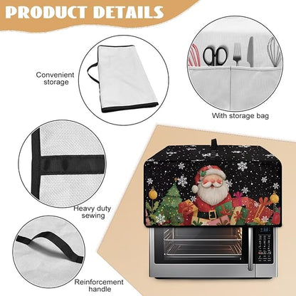 Toaster Oven Cover Dust-Proof Countertop Convection Oven Cover Protective Smart - Image 5