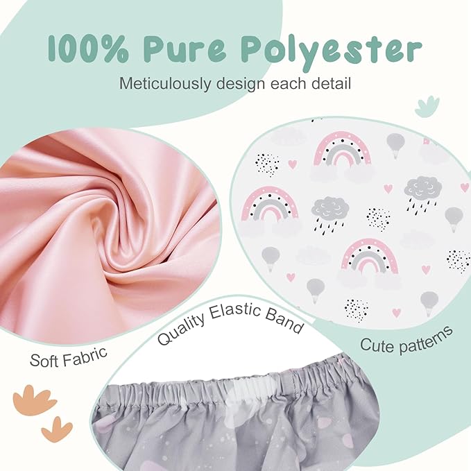 3 Pack Stretchy Bassinet Sheets - Image 4