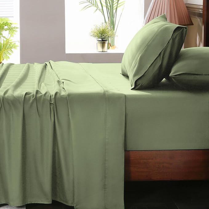 Extra Deep Pocket King Sheets 18-24 Inch 1000 Thread Count 100% Egyptian Cotton by overket