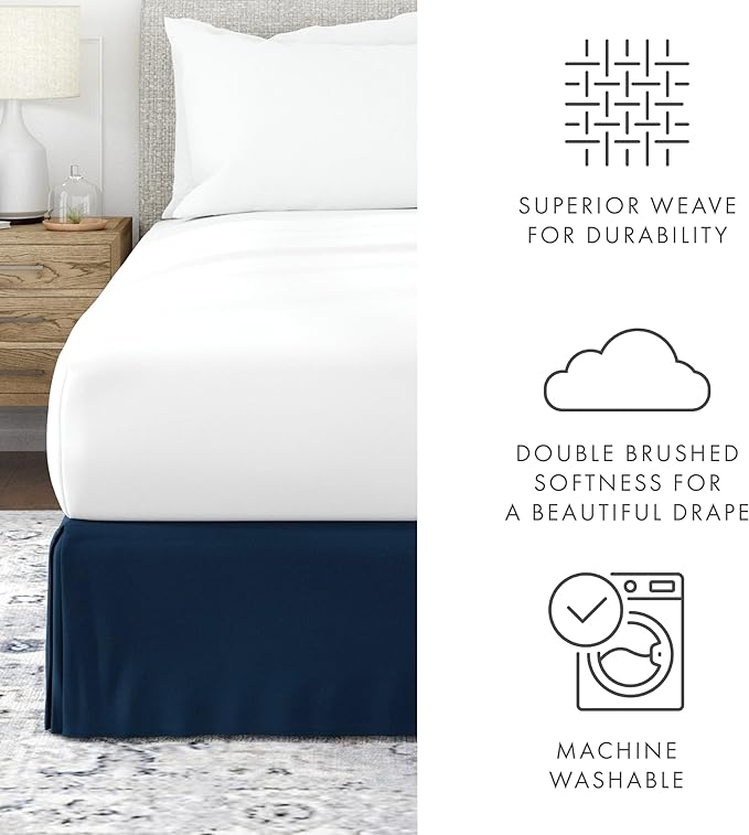 Linen Market Bed Skirt - Image 5