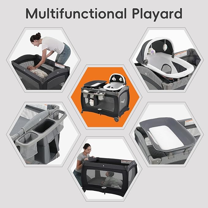 Pamo Babe Playard Portable Playard Foldable Playpen - Image 8