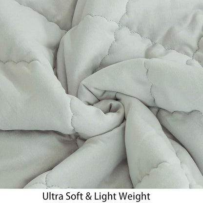 NTBAY Down Alternative Oversized Toddler Comforter, Super Soft and Warm Solid - Image 3