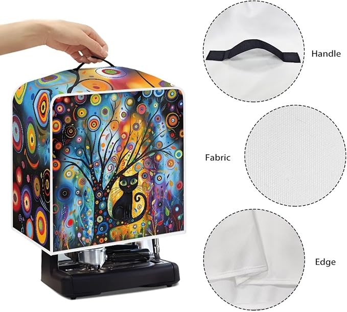 Modern Art Cat Coffee Maker Covers - Image 5