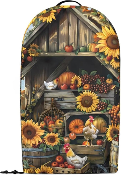 Sunflowers Wooden Shelves Blender Cover - Image 2