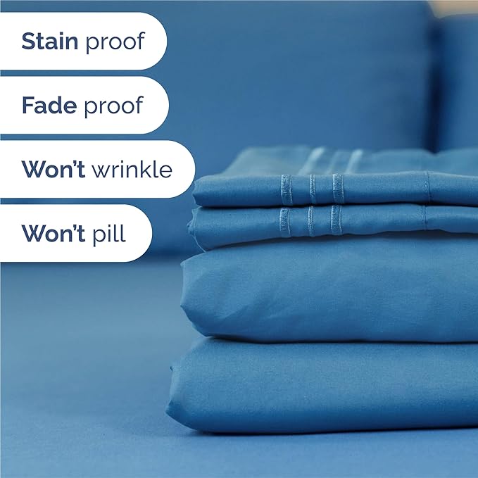 King Size 4 Piece Sheet Set - Image 5