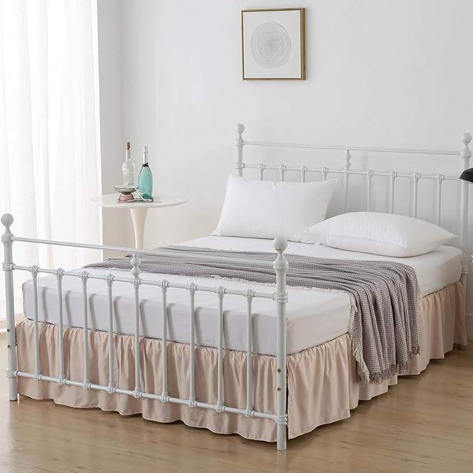 Bed Skirt Twin Size, Ruffled Bed Skirts - Image 5