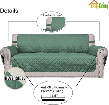 Easy-Going Sofa Slipcover Reversible Loveseat Sofa Cover Couch Cover - Image 3