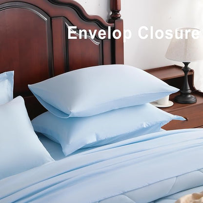 NTBAY King Comforter Set with Sheets, 7 Pieces Soft and Breathable King Bedding - Image 5