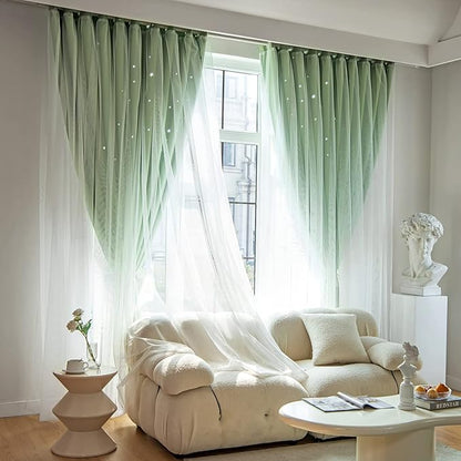 Stars Blackout Curtains for Bedroom - Image 3