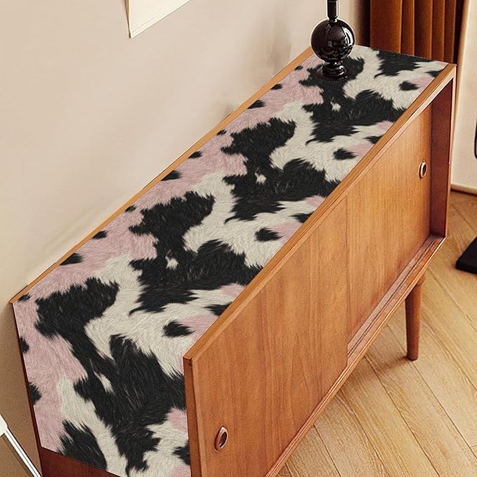Western Cow Print Table Runner - Image 3