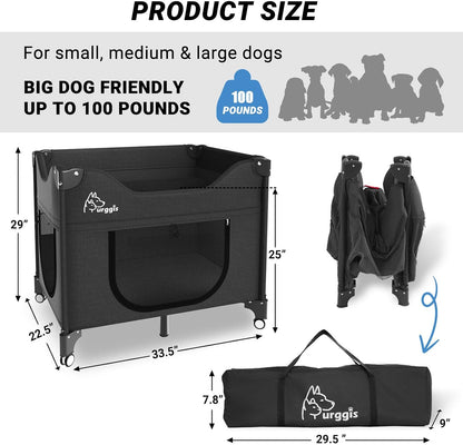 bedside dog lounge bed, fordable bunk beds attachment, package contents