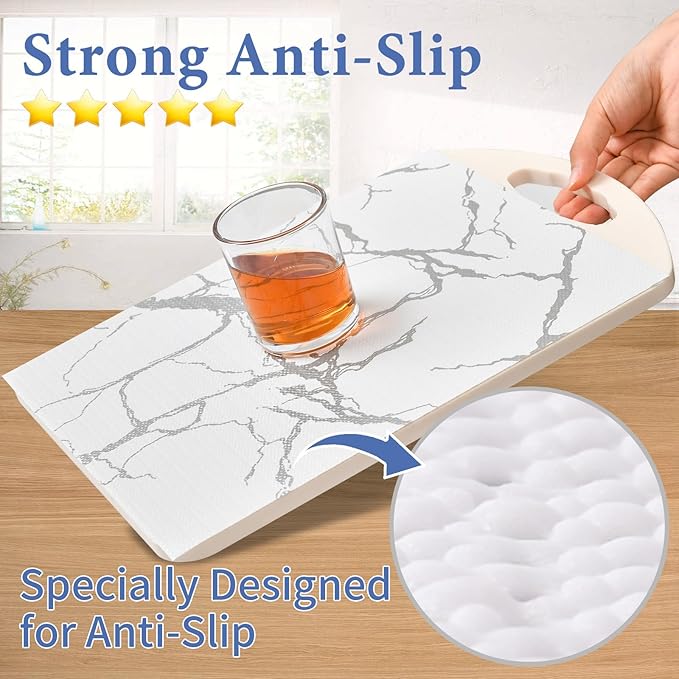 Drawer and Shelf Liner for Kitchen Cabinet: 12 in X 20 Ft Non Slip Waterproof - Image 3