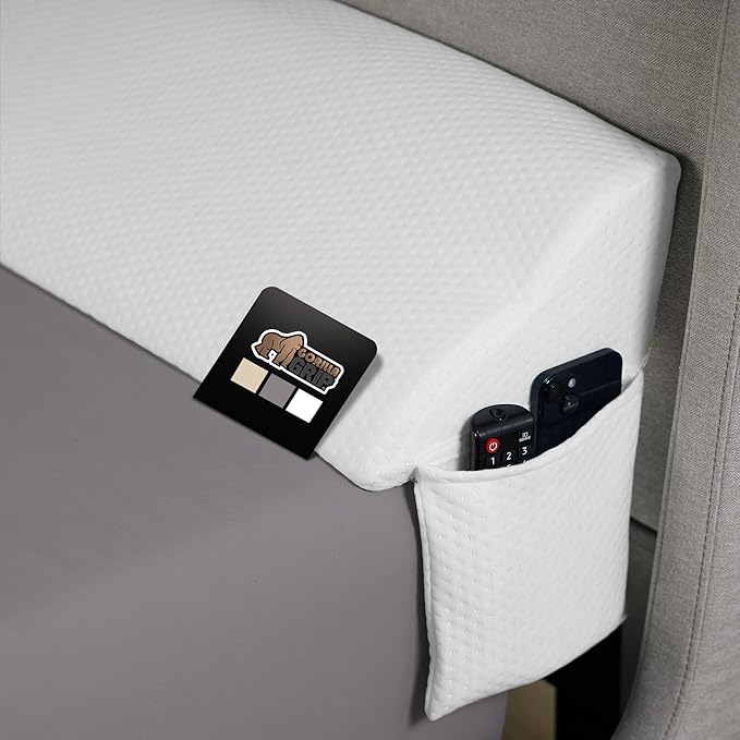 GORILLA GRIP Patent Pending Bed Wedge Pillow Headboard Gap Filler, US Designed by GorillaGrip