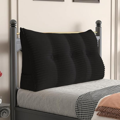 Daneey Headboard Pillow Twin, Triangular Wedge Headboard Pillow by Daneey