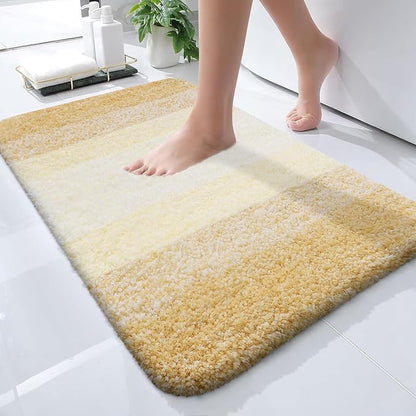OLANLY Bathroom Rugs Mat 24x16, Extra Soft Absorbent Microfiber Bath Rugs by OLANLY