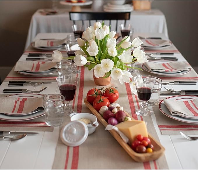 Solino Home Linen Table Runner 72 Inches Long - Image 3