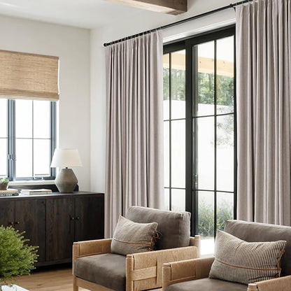 Brownish Grey Blackout Curtains 84 Inch Long - Image 7