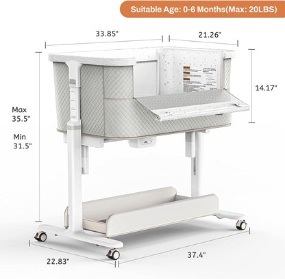 vavasoo electric bassinet for newborns with automatic rocking, package contents