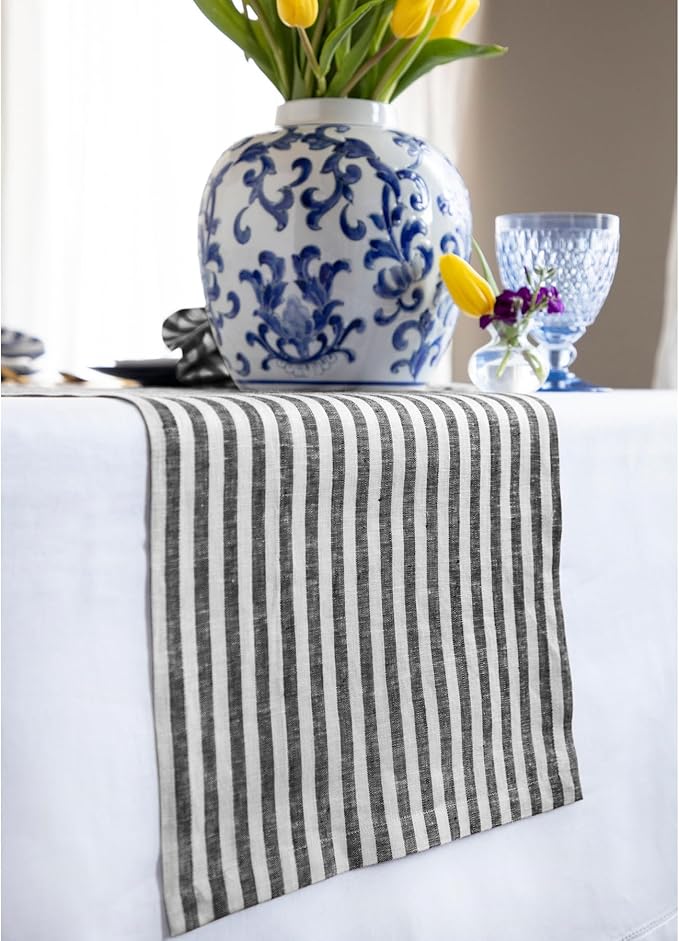 Solino Home Linen Table Runner 36 Inches - Image 2