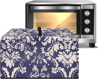 Microwave Oven Universal Dust Cover, Vintage Pattern Waterproof Polyester - Image 2
