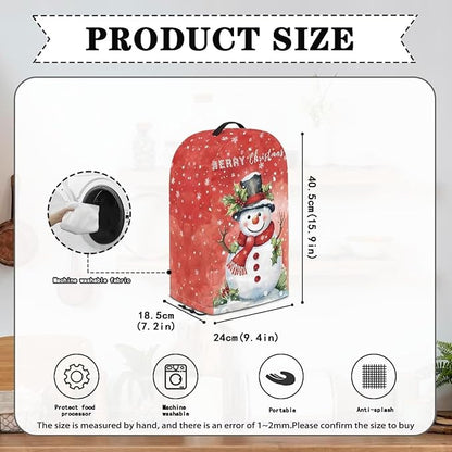 Merry Christmas Blender Dust Cover Stand Mixer or Coffee Maker Appliance Covers - Image 6