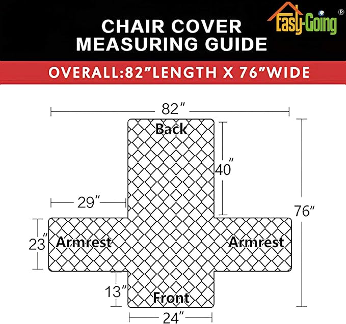 Easy-Going Chair Sofa Slipcover Reversible Sofa Cover Water Resistant Couch - Image 5