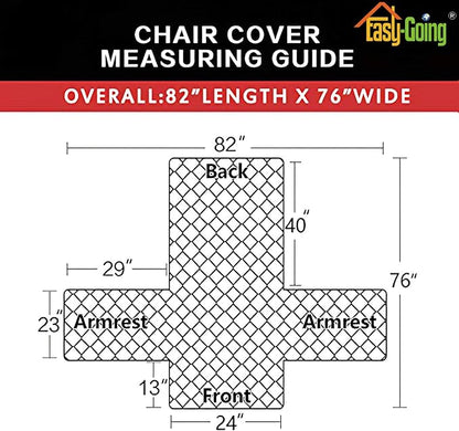 Easy-Going Sofa Slipcover Chair Cover Waterproof Couch Cover Washable Sofa - Image 8