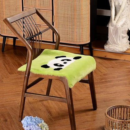 LLB Sheepskin Chair Covers Office Chair Cushion Dining Room Chair Pads Desk - Image 2