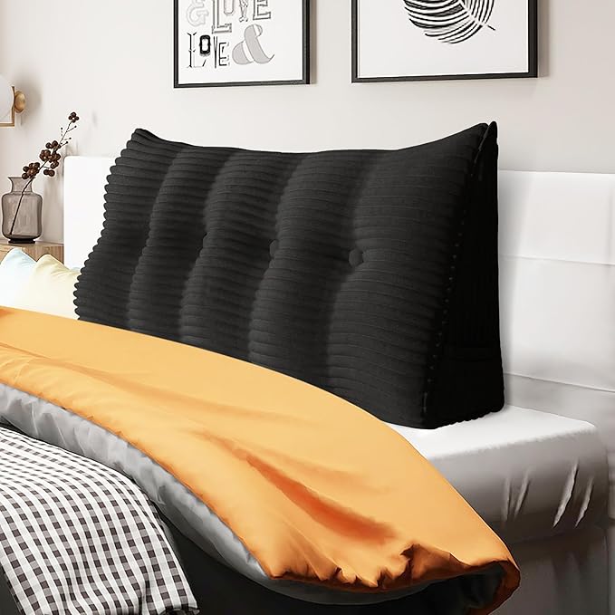 10 lbs Thickened Headboard Pillow Wedge Pillow Headboard Reading Pillow Bed by Rucener