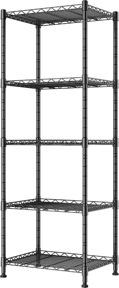 regiller 5-wire shelving metal storage rack adjustable shelves,standing, main product view