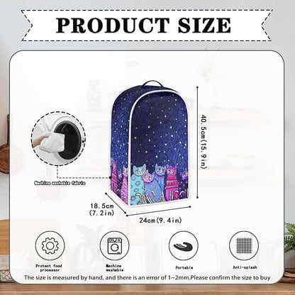 Talayituse Galaxy Cat Print Blender Cover Kitchen Appliance Covers Stand Mixer - Image 6