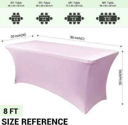 Obstal 8Ft Stretch Spandex Table Cover - Image 4