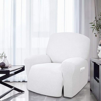 Easy-Going 4 Pieces Oversized Recliner Stretch Sofa Slipcover Sofa Cover - Image 2