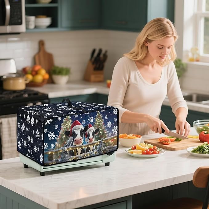 Air Fryer Toaster Oven Dust Cover Protective Microwave Oven Cover Small - Image 7