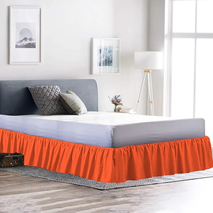 Ruffled Bed Skirt 18 Inch Drop Dust Ruffle - Image 3