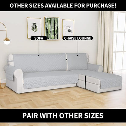 Easy-Going Reversible Chaise Lounge Couch Cover Water Resistant Sofa Cover - Image 2