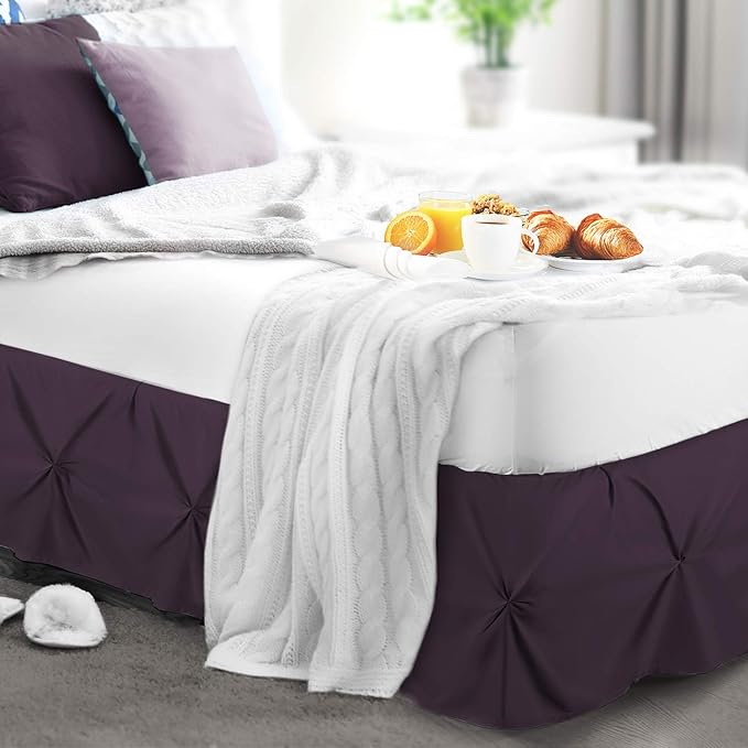 Nestl Purple Bed Skirt - Image 8