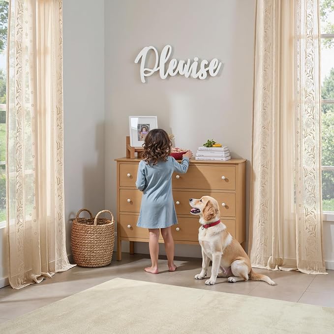 jinchan Winslow Sheer Curtains 96 Inch - Image 3