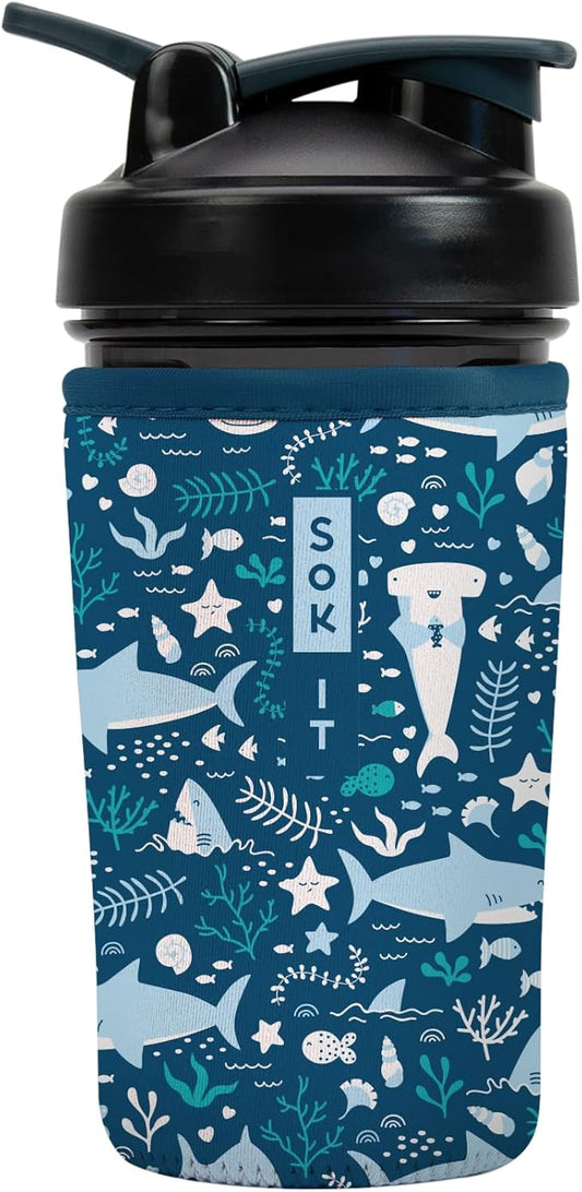 Sok It BotlSok Protein Blender Shaker Bottle Sleeve Insulated Neoprene Cover by SokIt