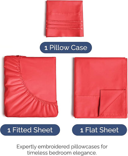 Twin Size 3 Piece Sheet Set - Image 2