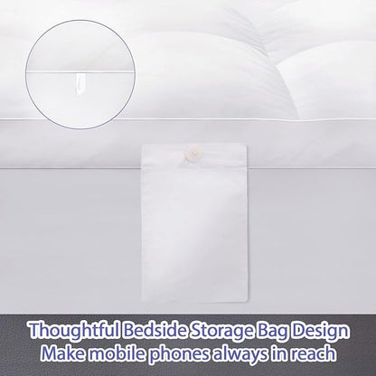 ABENE Mattress Topper for Back Pain Relief, Extra Thick Mattress Pad Pillowtop - Image 5