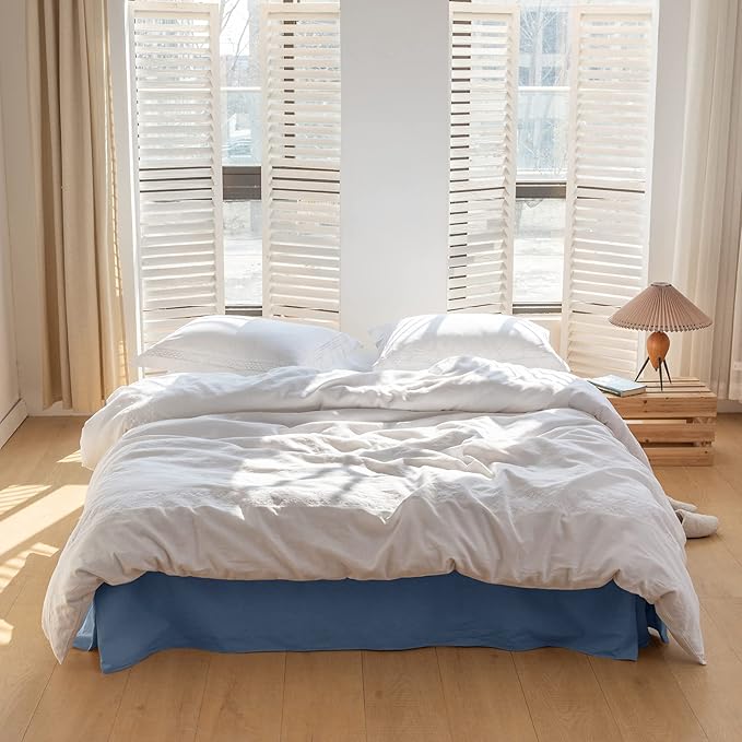 BISELINA French Linen Bed Skirt - Image 6