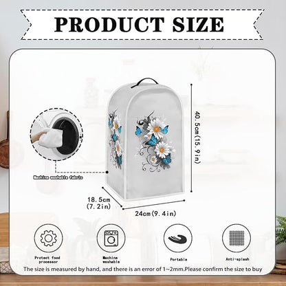 Talayituse Daisy Butterfly Print Blender Dust Cover, Fingerprint Protection - Image 6