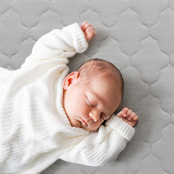 Waterproof Pack and Play Mattress Pad 39" x 27", Compatible - Image 5