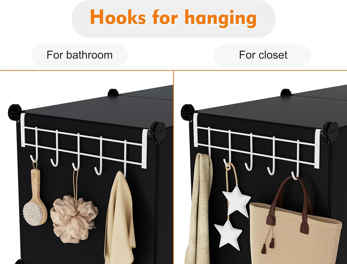homidec closet organizers and storage, 12 cube storage, package contents
